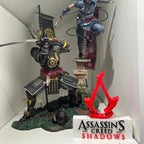 Placa Assassin's Creed Shadows – Letreiro Gamer Mesa, Enfeite Setup, Japão Feudal ⚔️🥷