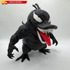 Boneco  Pato Donald Venom Estátua – Enfeite Setup Gamer, CCenário Estante Quarto Gamer, Presente Geek 🚀📦