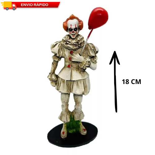 Boneco Colecionável -  Pennywise Balão Terror It A Coisa - Resina Estátua Action Figure