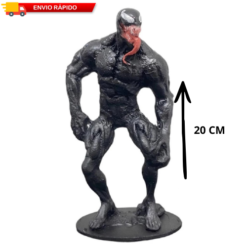 Boneco Colecionável - Venom Marvel Homem Aranha Spider Man - Resina  Estátua Action Figure