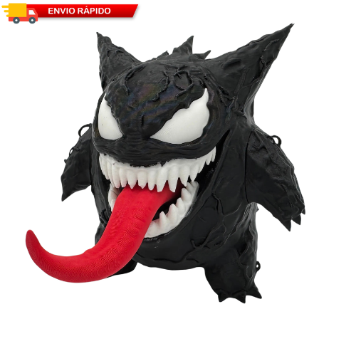 Boneco Gengar Venom Pokemon Action Figure Estatua Colecionavel