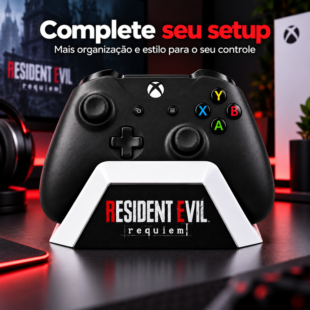 Suporte Para Controle Xbox One Series Gamer Mesa Setup