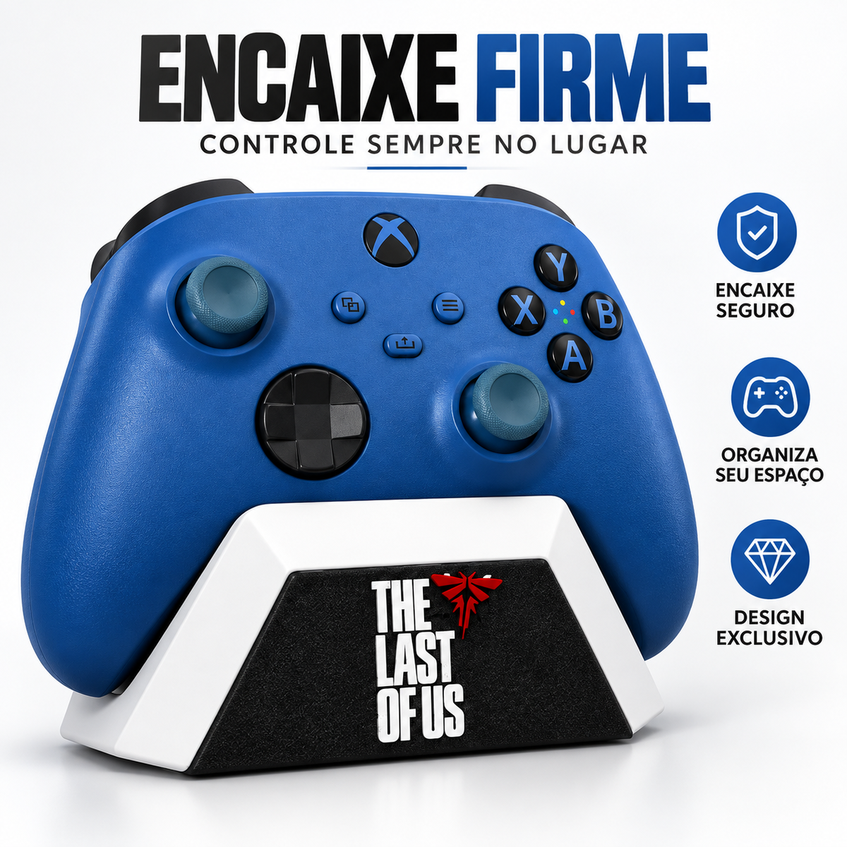 Suporte para Controle Xbox The Last of Us Base Organizador Gamer