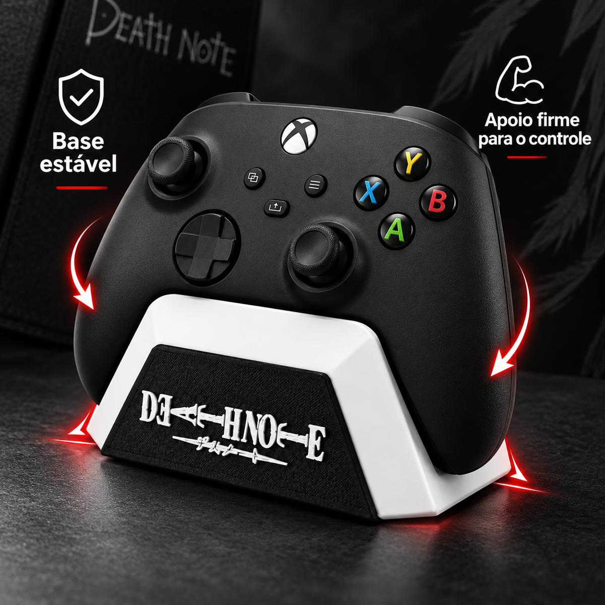 Suporte para Controle Xbox One Series S X Tema Death Note