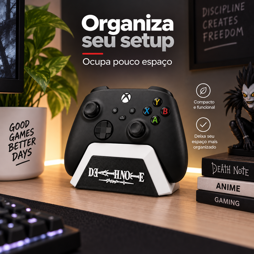 Suporte para Controle Xbox One Series S X Tema Death Note