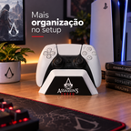 Suporte para Controle PS5 Assassin's Creed Base Gamer Decorativa