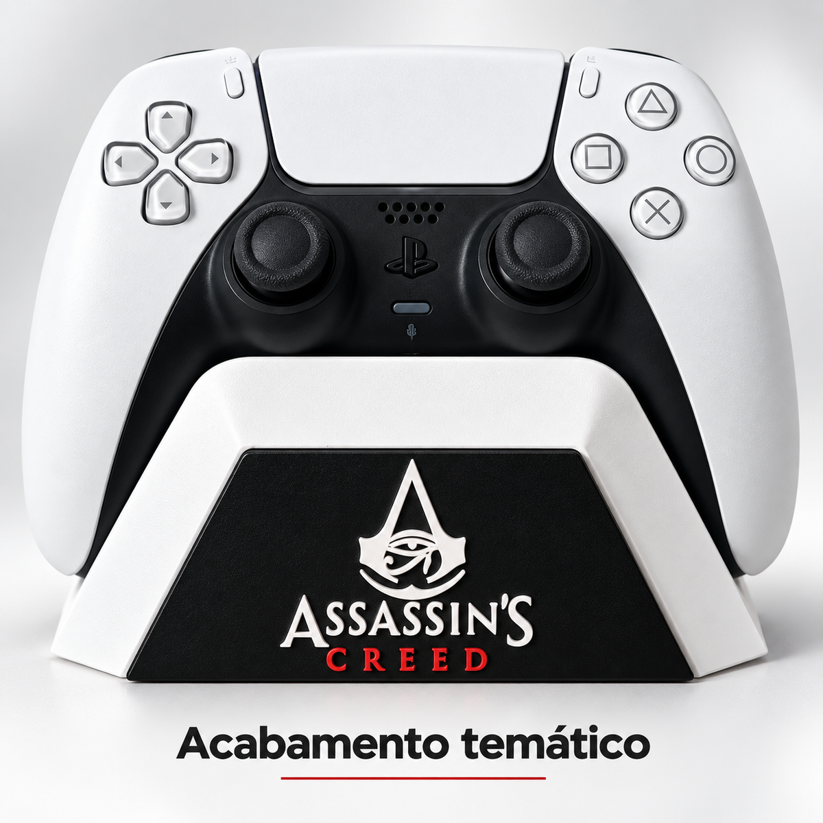 Suporte para Controle PS5 Assassin's Creed Base Gamer Decorativa