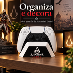 Suporte para Controle PS5 Assassin's Creed Base Gamer Decorativa