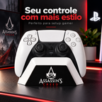 Suporte para Controle PS5 Assassin's Creed Base Gamer Decorativa