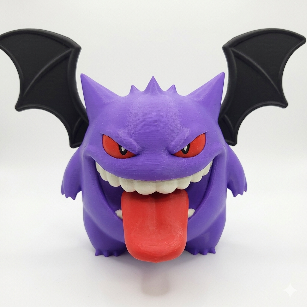 Gengar Fantasma - Action Figure Colecionável – Estátua Premium - Boneco Pokémon✨🛡️