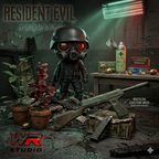 Hunk Resident Evil - Action Figure - Quarto Sobrevivente Premium ☣️🌑✨