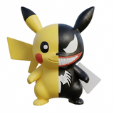 Pikachu Venom Marvel Pokémon - Action Figure - Crossover Premium ⚡🕷️✨
