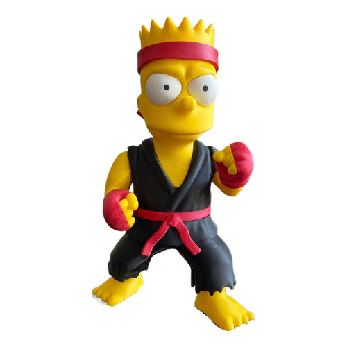 Bart Simpson Artes Marciais - Figura Colecionável - Premium 🥋🤜✨
