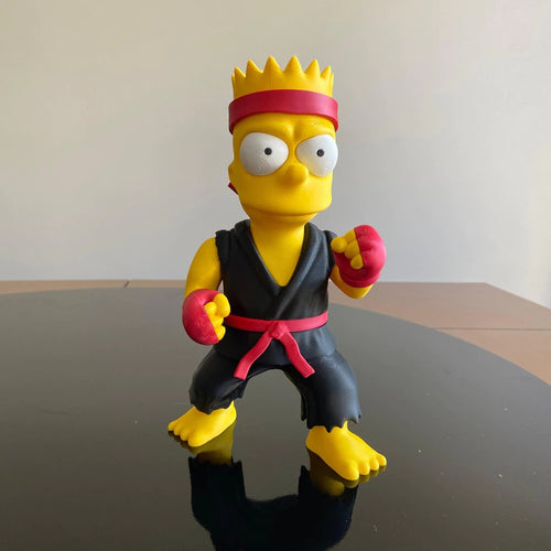 Bart Simpson Artes Marciais - Figura Colecionável - Premium 🥋🤜✨