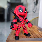Knuckles Deadpool - Action Figure - Edição Especial Mashup Luxo 🥊🔴⚔️