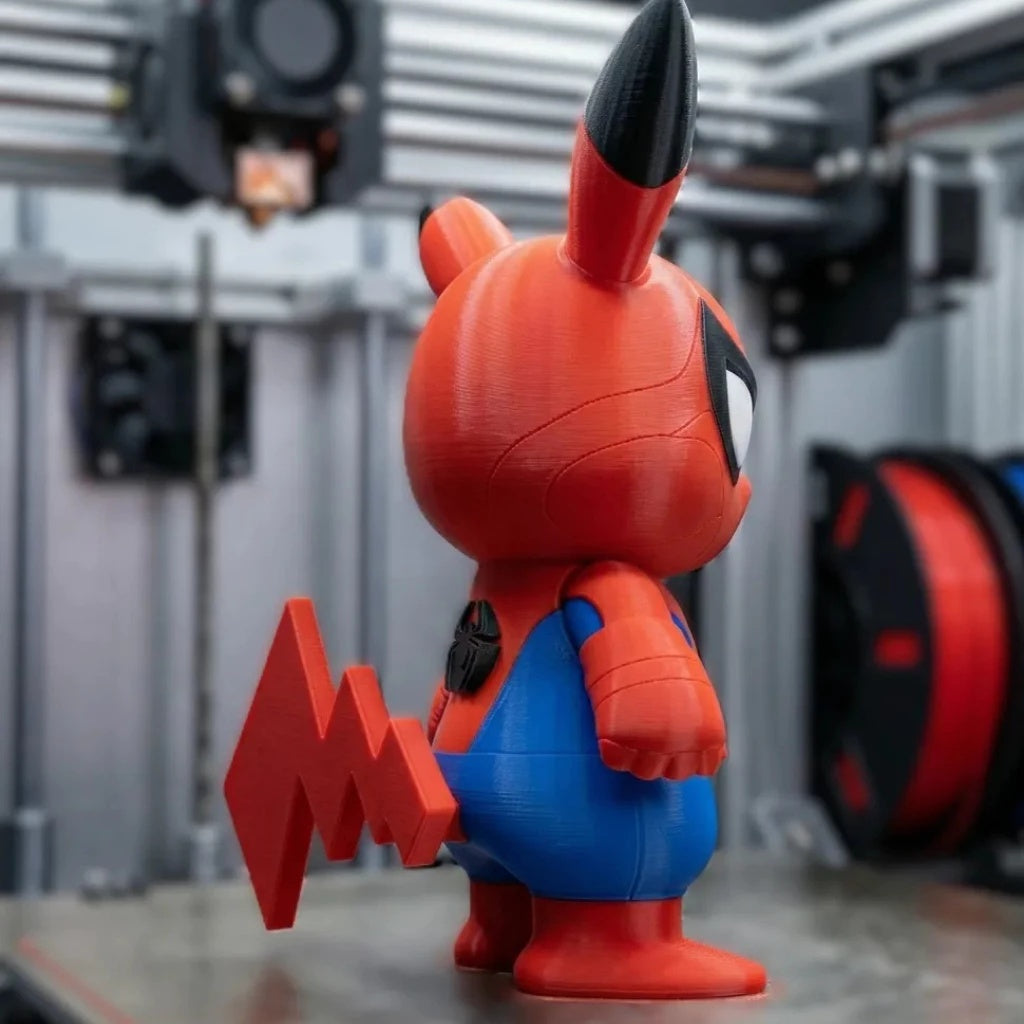 Pikachu Homem-Aranha Marvel - Action Figure  - Crossover Premium ⚡🕷️✨