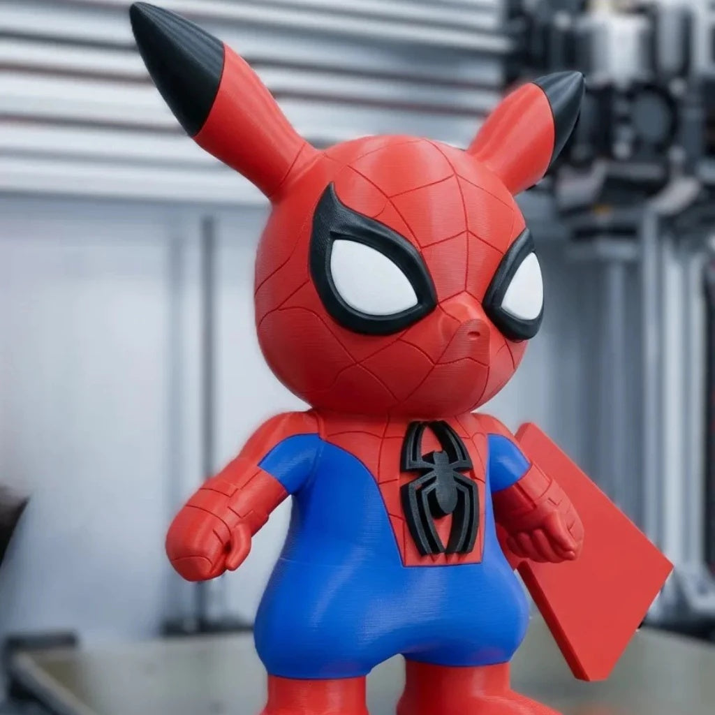 Pikachu Homem-Aranha Marvel - Action Figure  - Crossover Premium ⚡🕷️✨