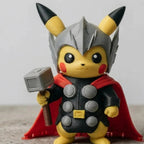Pikachu Thor Marvel - Action Figure - Crossover Geek Premium ⚡🔨✨