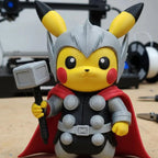Pikachu Thor Marvel - Action Figure - Crossover Geek Premium ⚡🔨✨