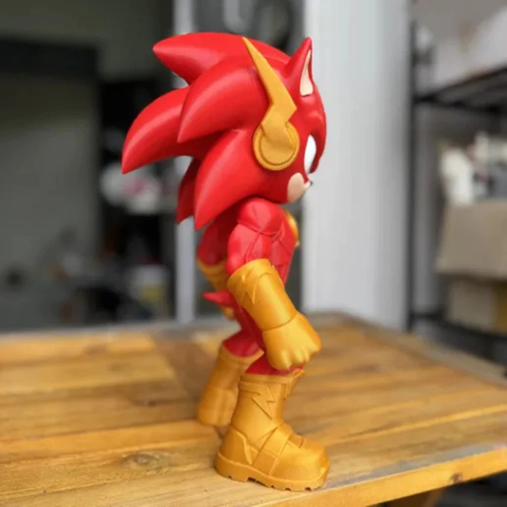 Sonic Flash - Action Figure - Crossover Geek Premium 3D ⚡🔵💨
