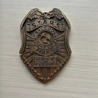 Distintivo Raccoon Police R.P.D. - leon kennedy re9 -  Resident Evil Colecionador 🔥💎🎬