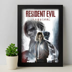 Kit Placa Decorativa Gamer Símbolo Geek Logo Jogo Resident Evil Para Setup Gamer