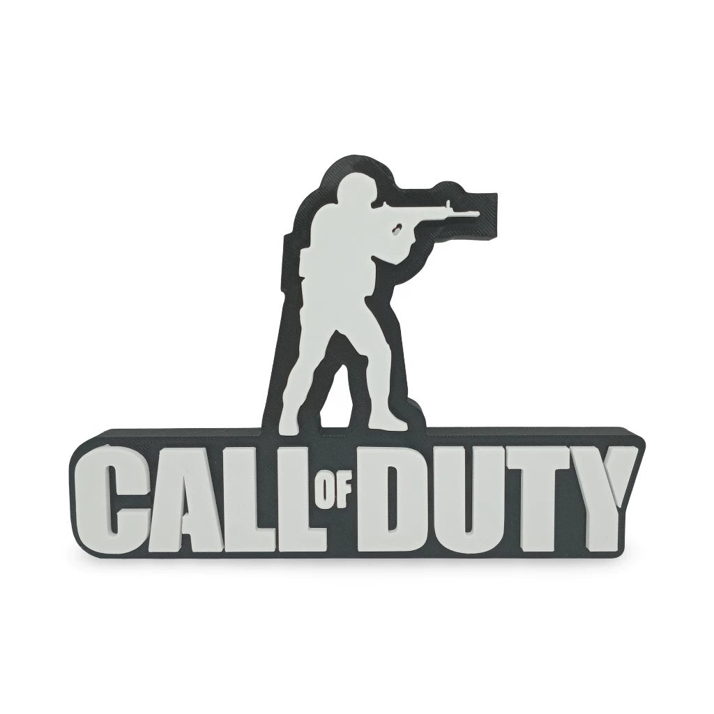 Placa Decorativa Call of Duty – Letreiro Mesa Gamer, Enfeite Modern Warfare, COD 🚀📦