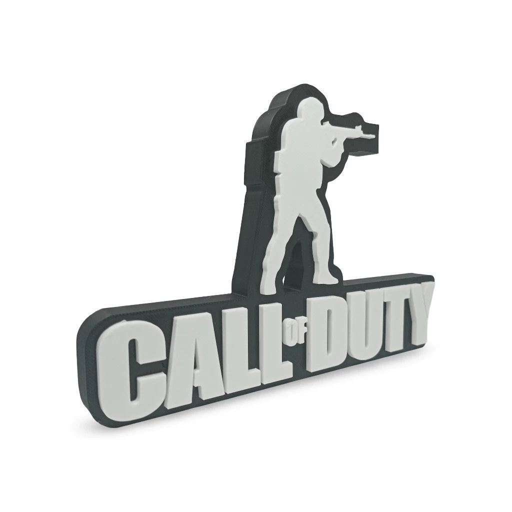 Placa Decorativa Call of Duty – Letreiro Mesa Gamer, Enfeite Modern Warfare, COD 🚀📦