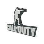 Placa Decorativa Call of Duty – Letreiro Mesa Gamer, Enfeite Modern Warfare, COD 🚀📦