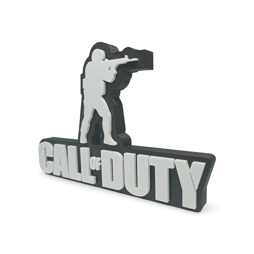 Placa Decorativa Call of Duty – Letreiro Mesa Gamer, Enfeite Modern Warfare, COD 🚀📦