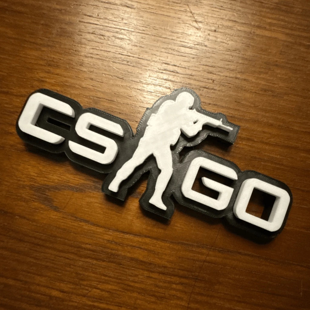 Placa Counter Strike CS GO – Letreiro Gamer Mesa, Enfeite Setup, Decoração 🏆🕹️