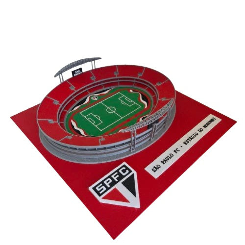 Estádio do Morumbi São Paulo FC Maquete Detalhada 🏟️🔴⚪