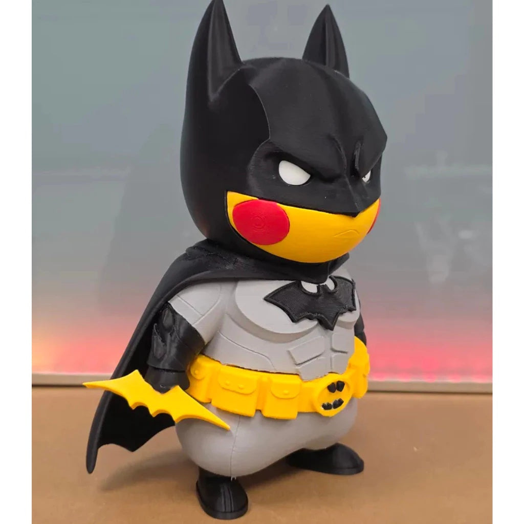 Pikachu Batman Pokémon - Action Figure - Crossover Geek Premium ⚡🦇✨