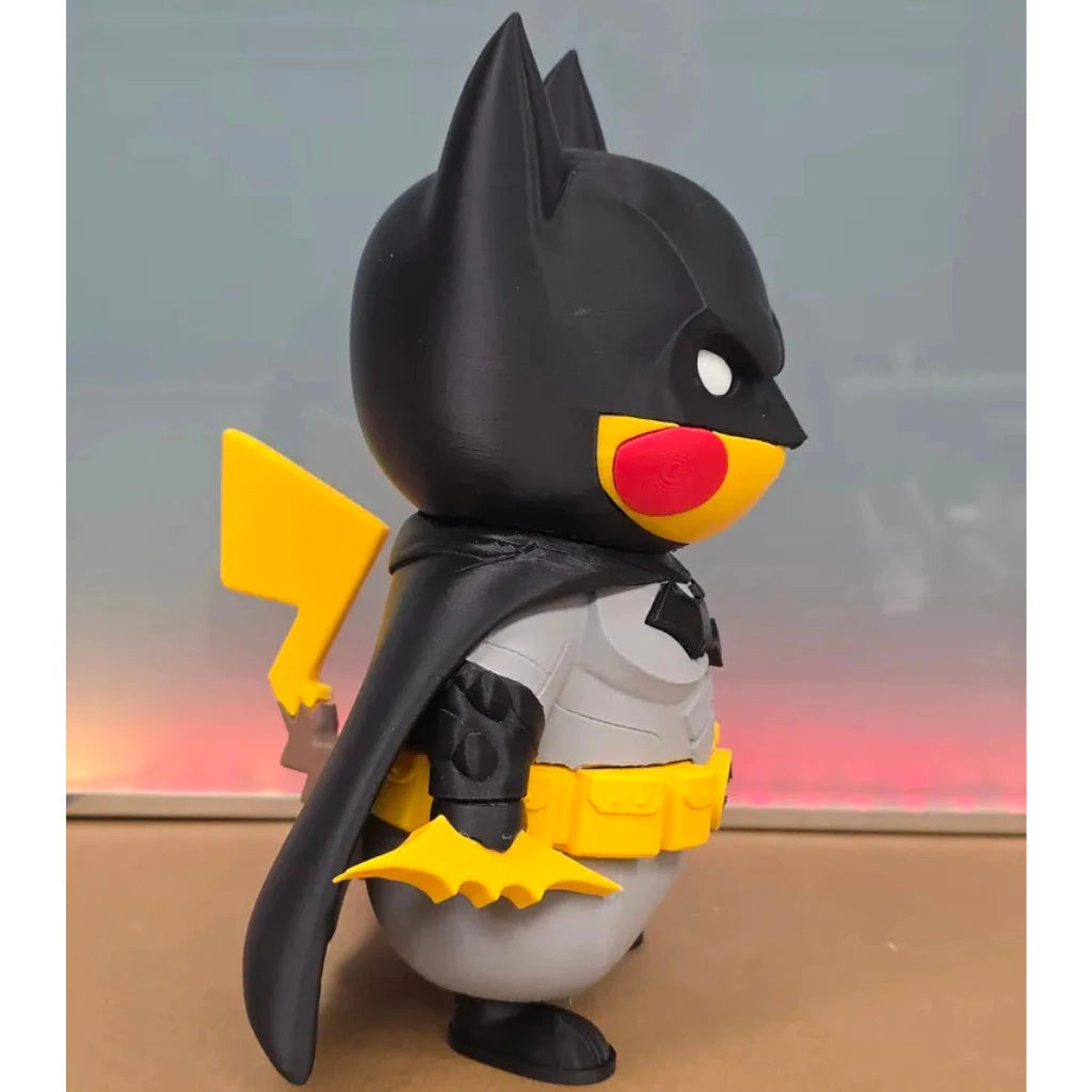 Pikachu Batman Pokémon - Action Figure - Crossover Geek Premium ⚡🦇✨