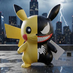 Pikachu Venom Marvel Pokémon - Action Figure - Crossover Premium ⚡🕷️✨
