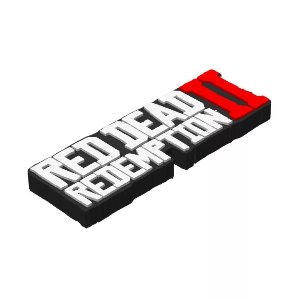 Placa Red Dead Redemption 2 – Letreiro Gamer Mesa, Enfeite Setup, Decoração 🎮🐎