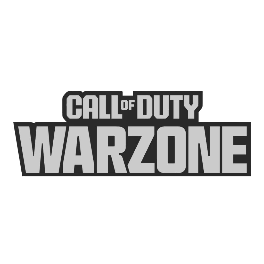 Placa Decorativa Call of Duty Warzone - Decoração Gamer COD Warzone