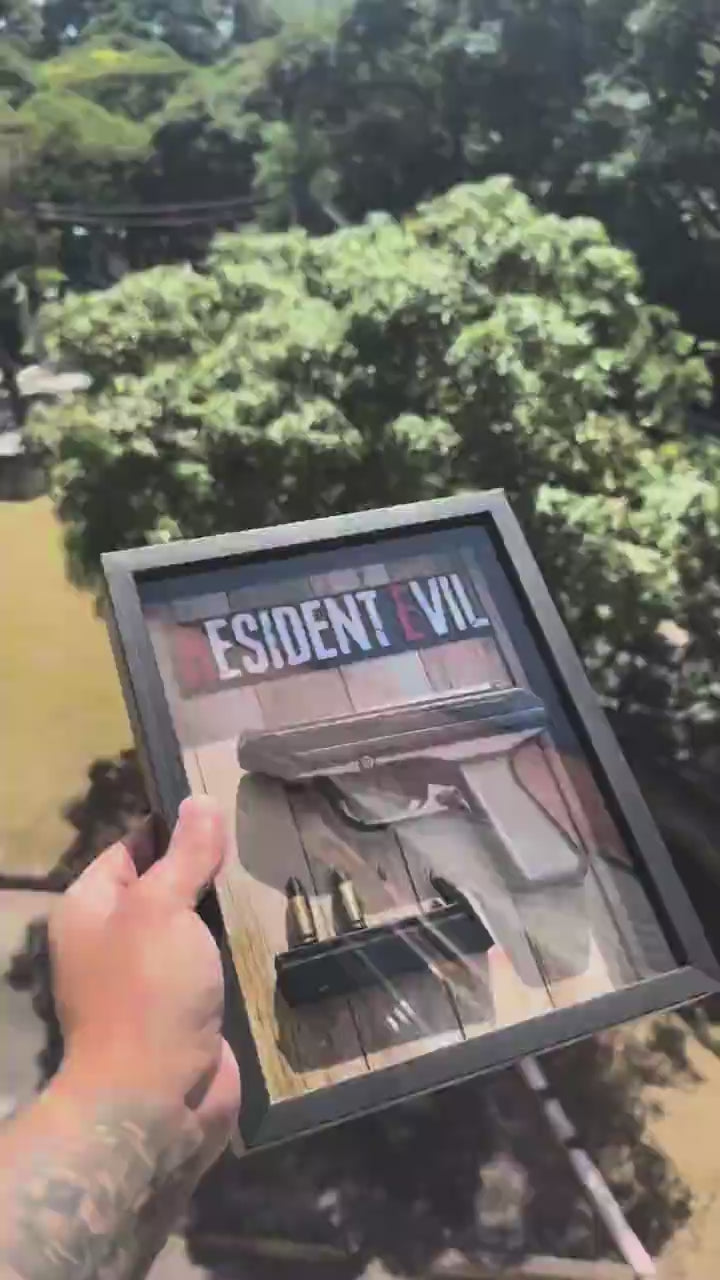 Placa Decorativa Gamer  Jogo Resident Evil Para Setup Gamer
