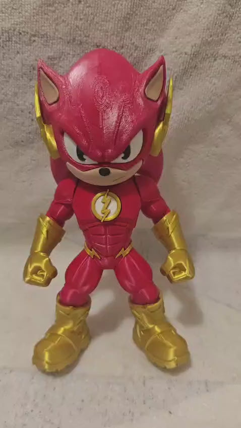 Sonic Flash - Action Figure - Crossover Geek Premium 3D ⚡🔵💨
