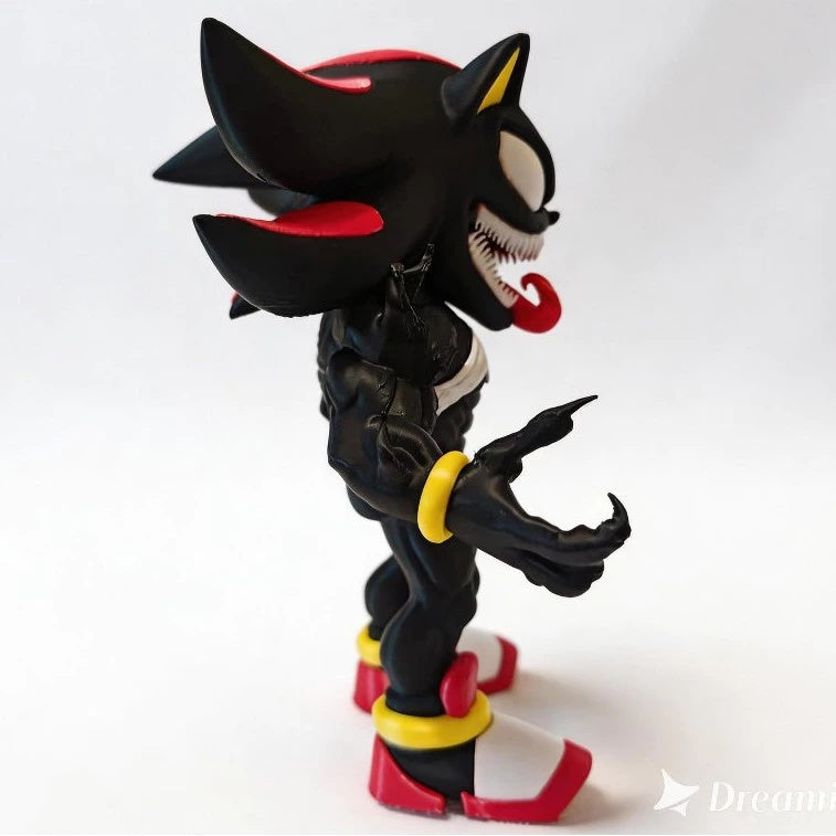 Shadow the Hedgehog Venom - Boneco Colecionável Premium 3D 🌑💎🔥